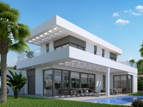 Villa in a unique location with sea views in Finestrat