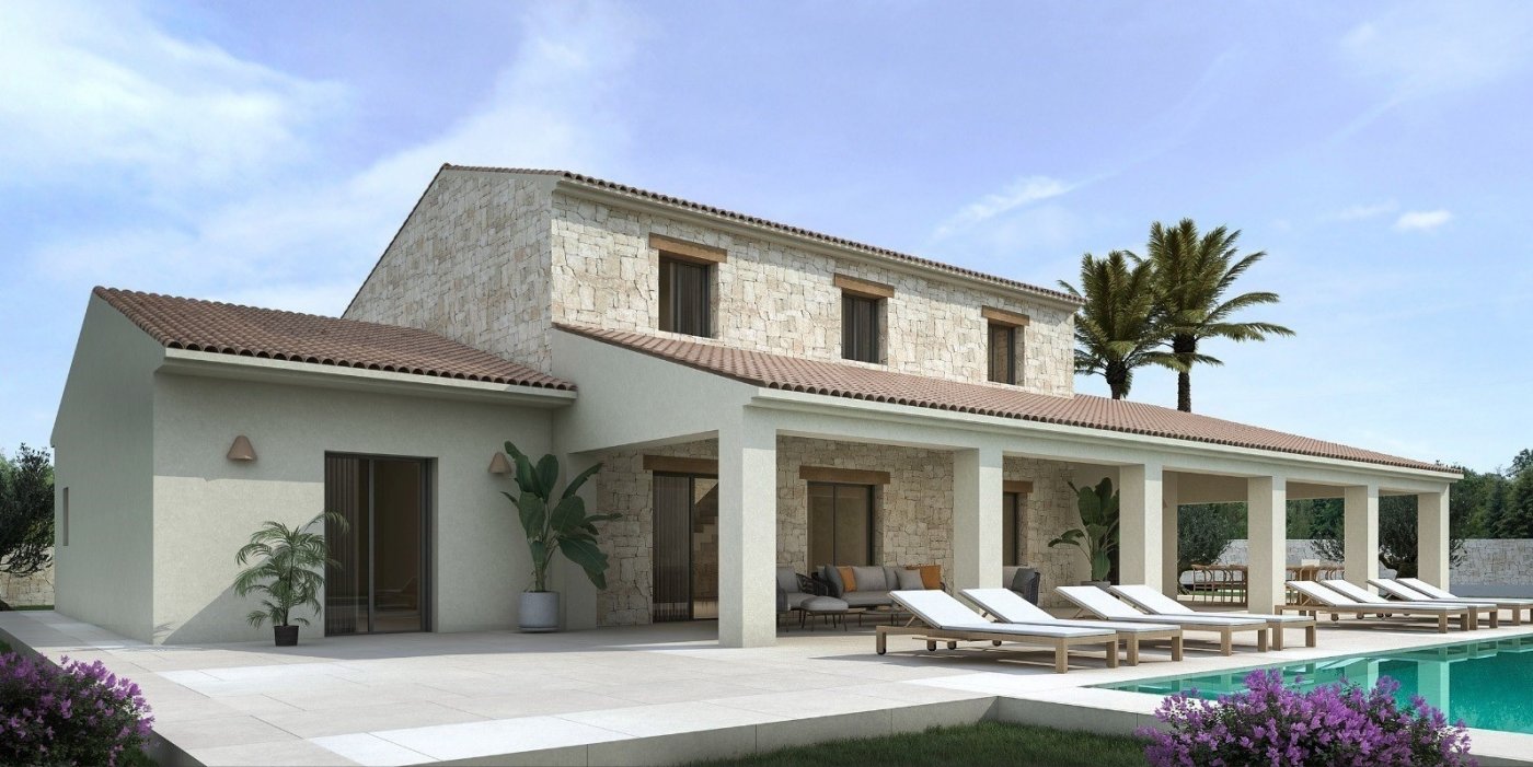 NIEUWE BUILD VILLA IN MORAIRA MET DE ZEEZICHTEN