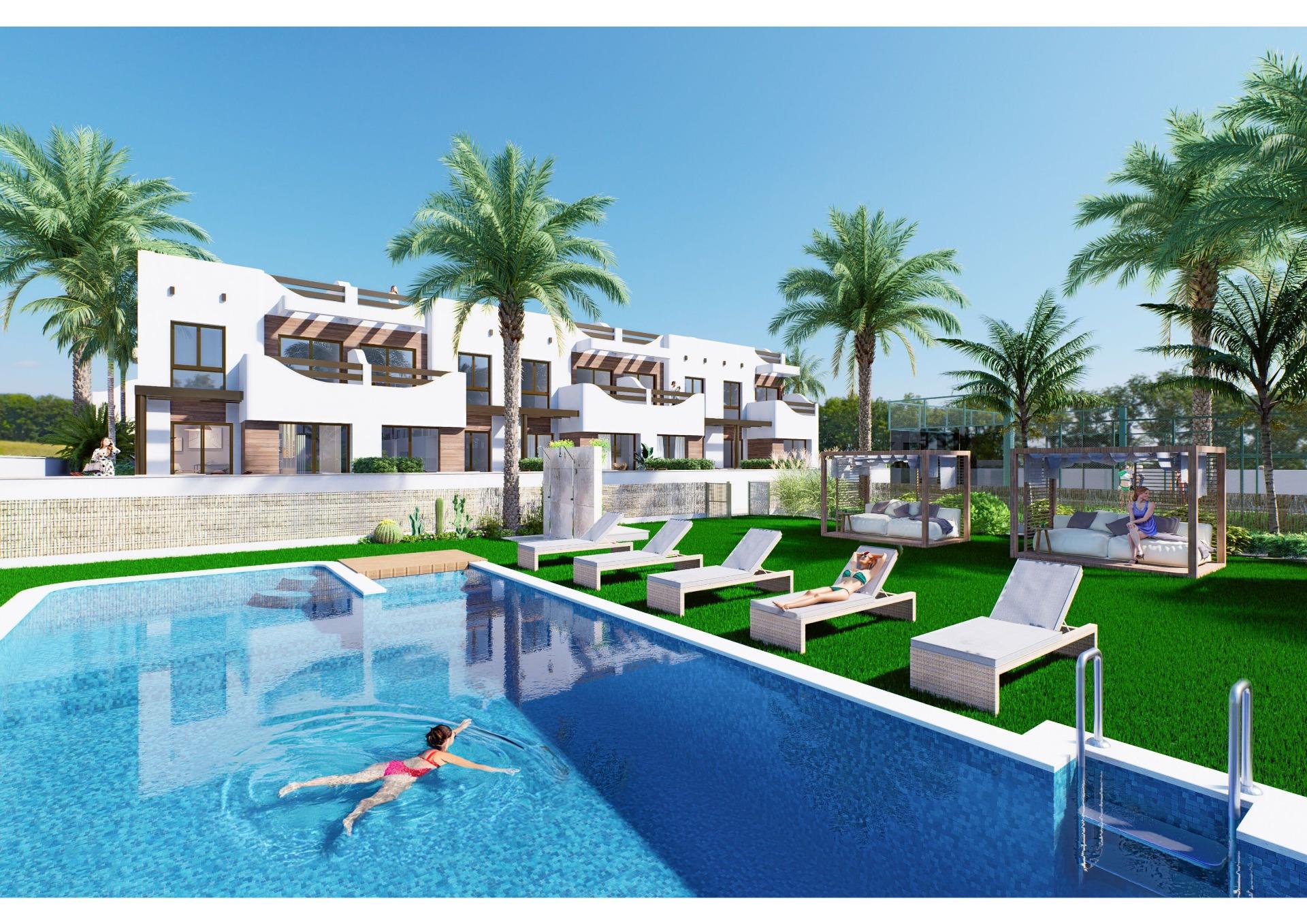 Exclusieve Bungalow in El Mojón, Pilar de la Horadada Op slechts 100 meter van het strand
