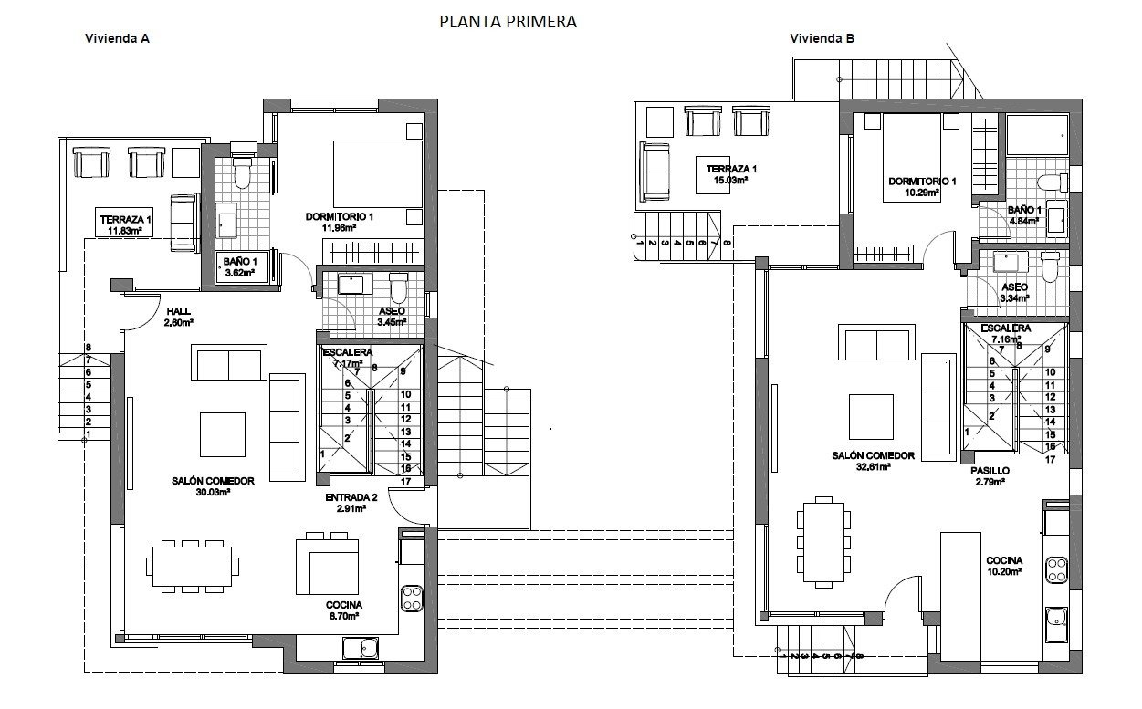 1-10-2 60 m FROM THE BEACH AND WITH SEA VIEWS !!!