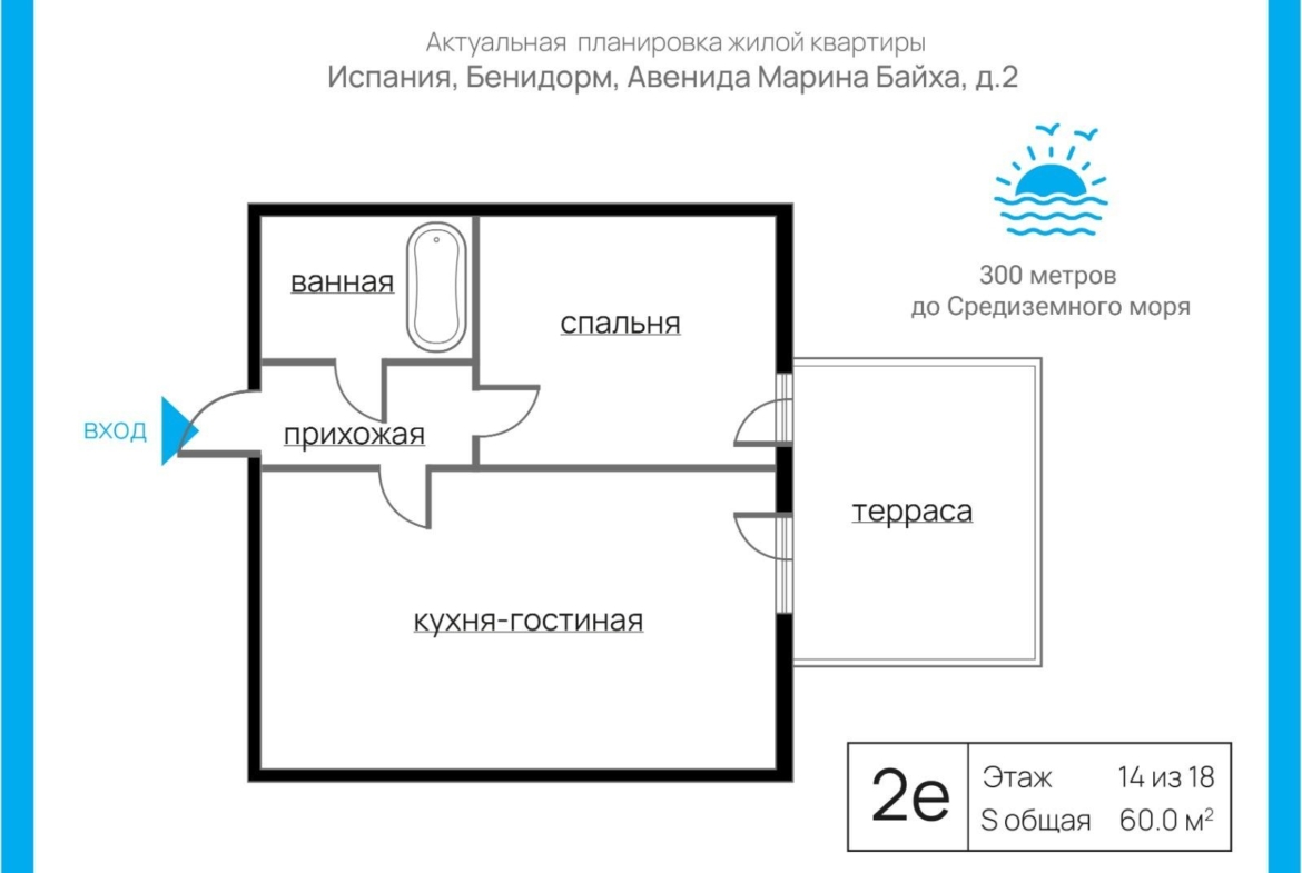 Видовые апартаменты в 300 метрах от пляжа