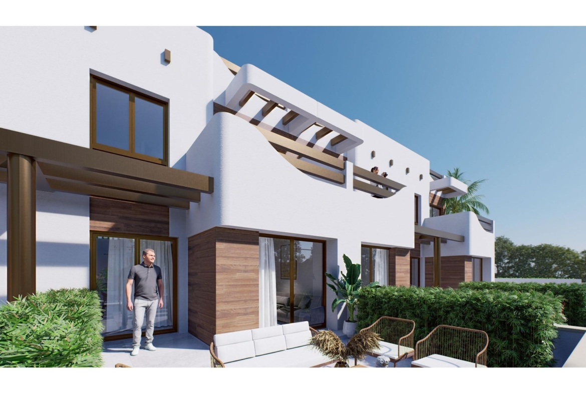 Exclusieve Bungalow in El Mojón, Pilar de la Horadada Op slechts 100 meter van het strand