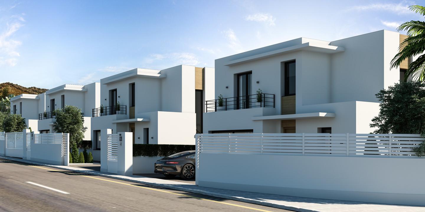 1-14-5 New built detached villas 1800m from the beach in Denia.