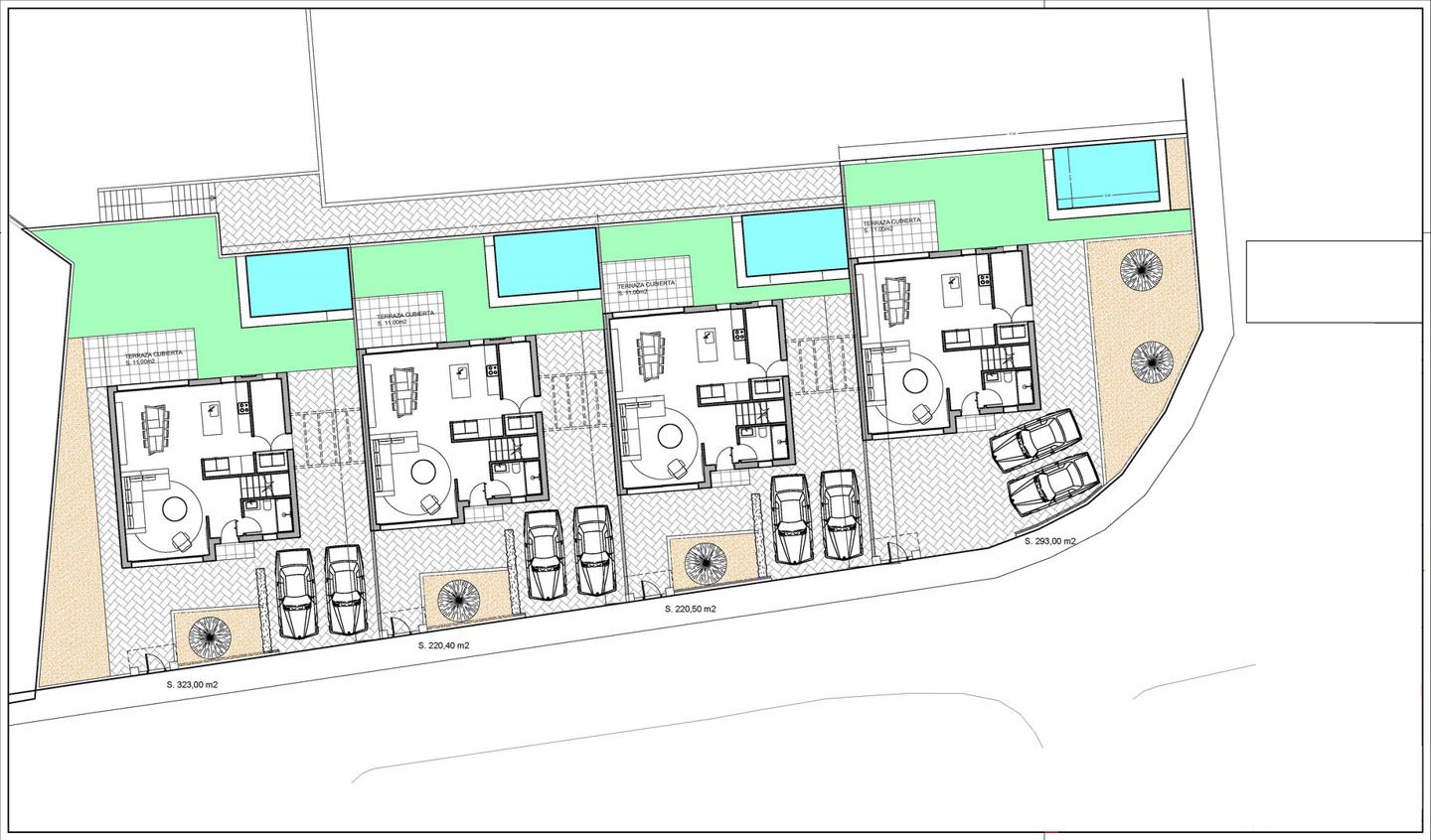 1-16-5 New built detached villas 1800m from the beach in Denia.