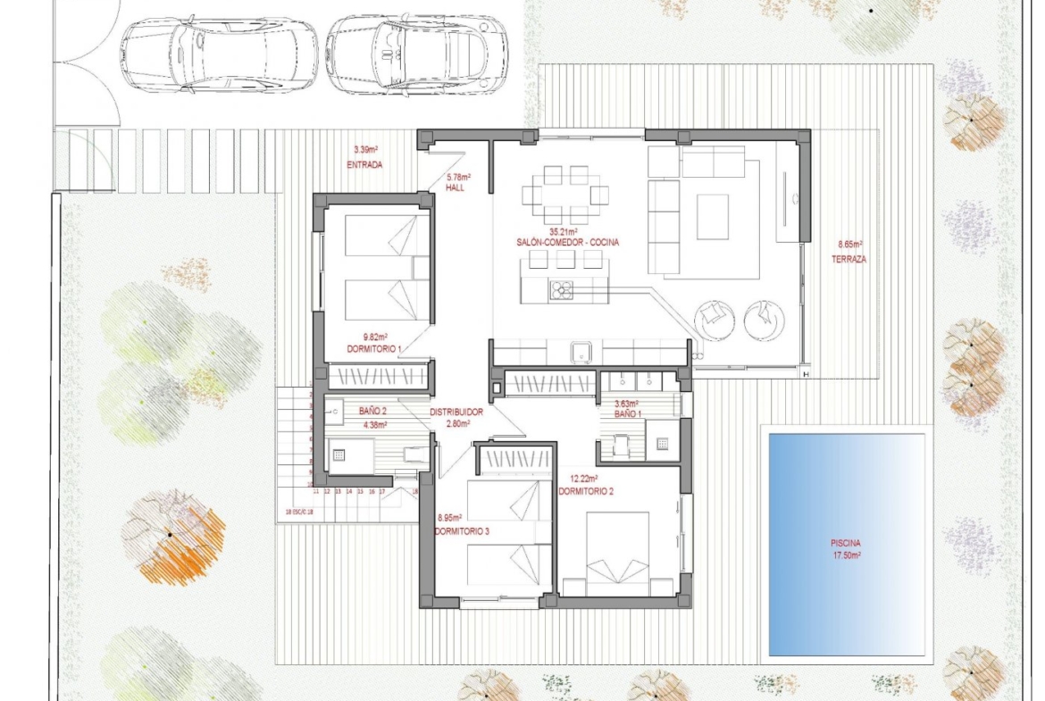 BRAND NEW VILLAS ON ONE LEVEL IN POLOP !!!