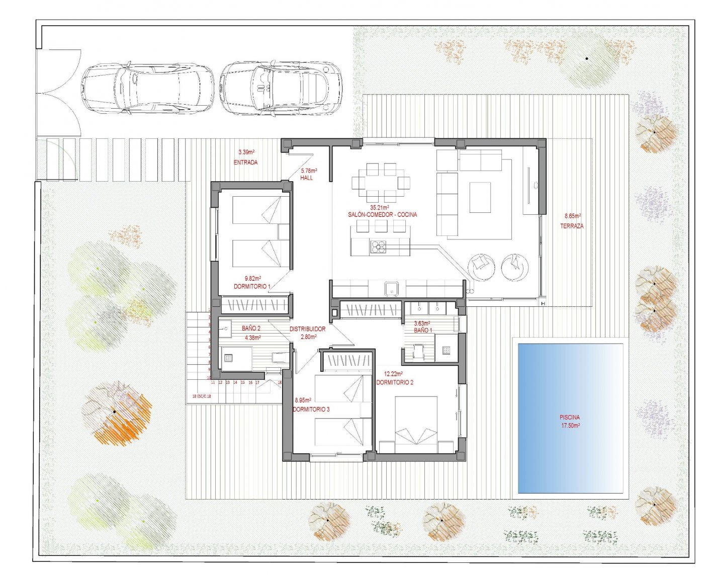 BRAND NEW VILLAS ON ONE LEVEL IN POLOP !!!