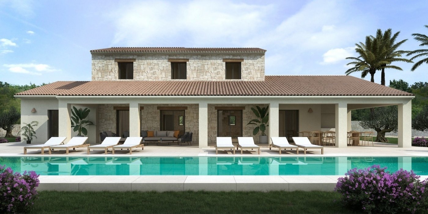 NIEUWE BUILD VILLA IN MORAIRA MET DE ZEEZICHTEN