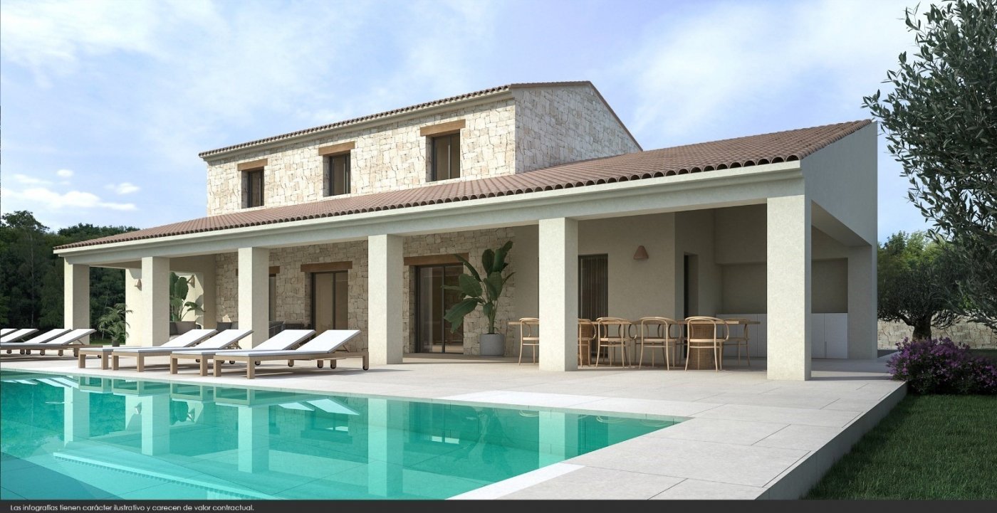 NIEUWE BUILD VILLA IN MORAIRA MET DE ZEEZICHTEN