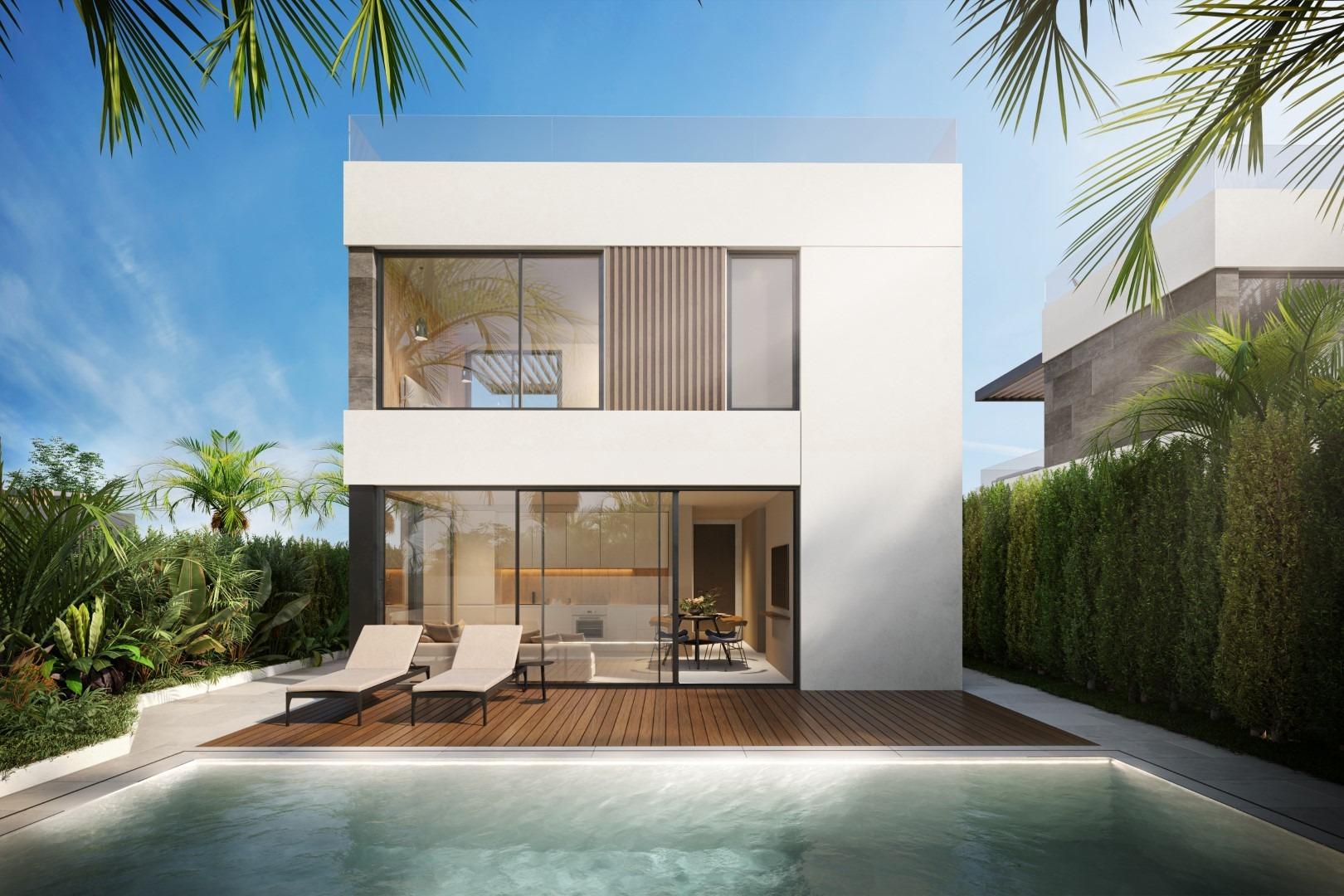 New minimalist design villas with private pool