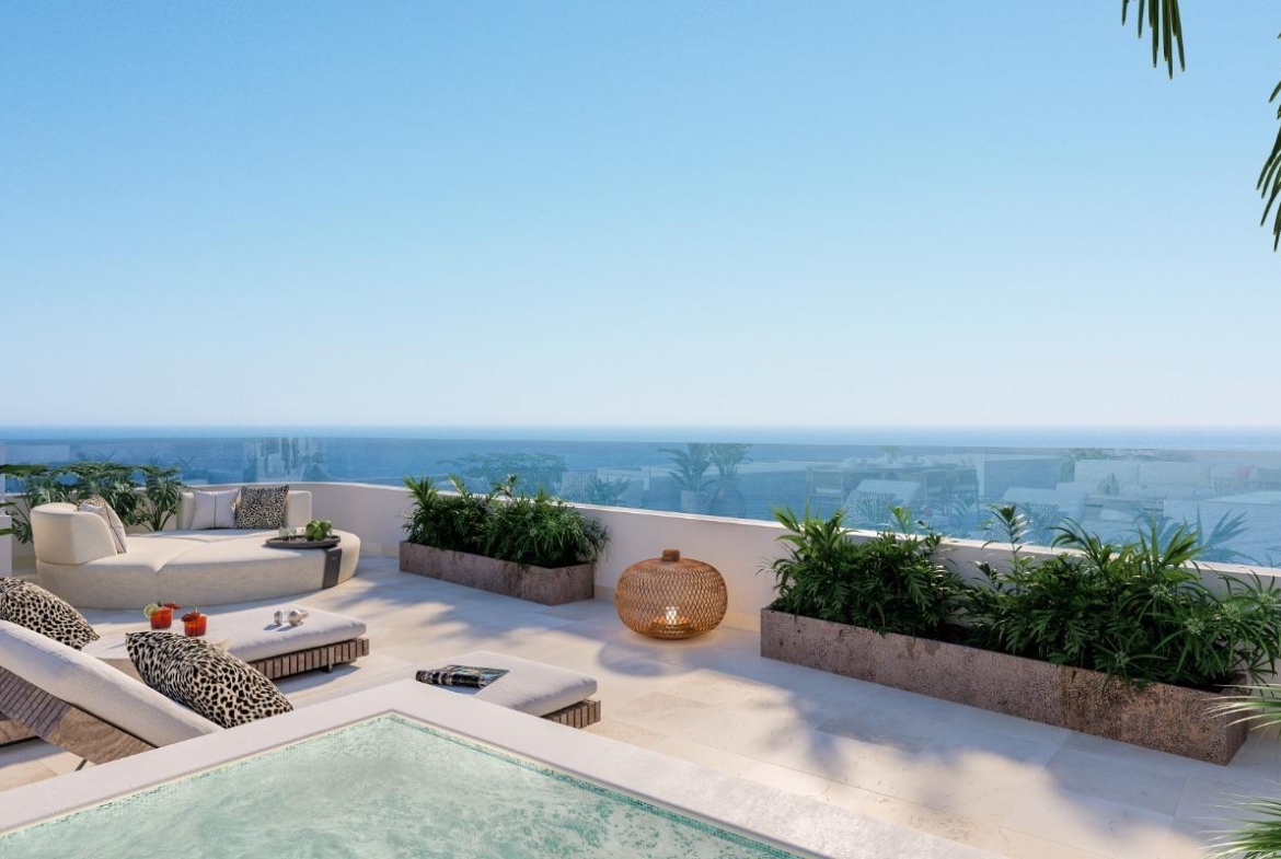 Luxury residential complex with sea views 🌴