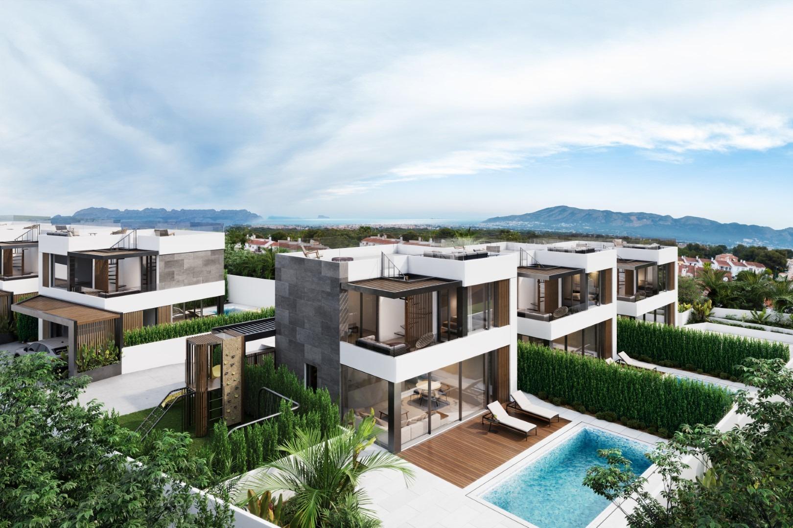 New minimalist design villas with private pool