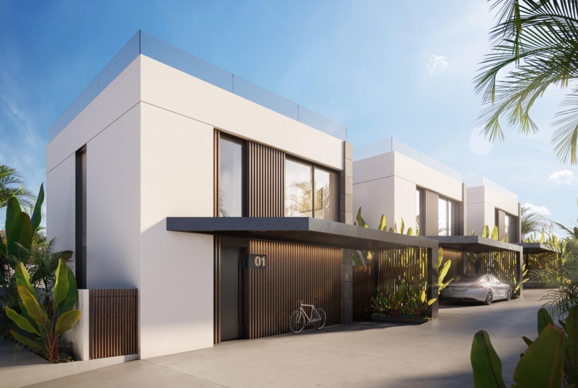New minimalist design villas with private pool