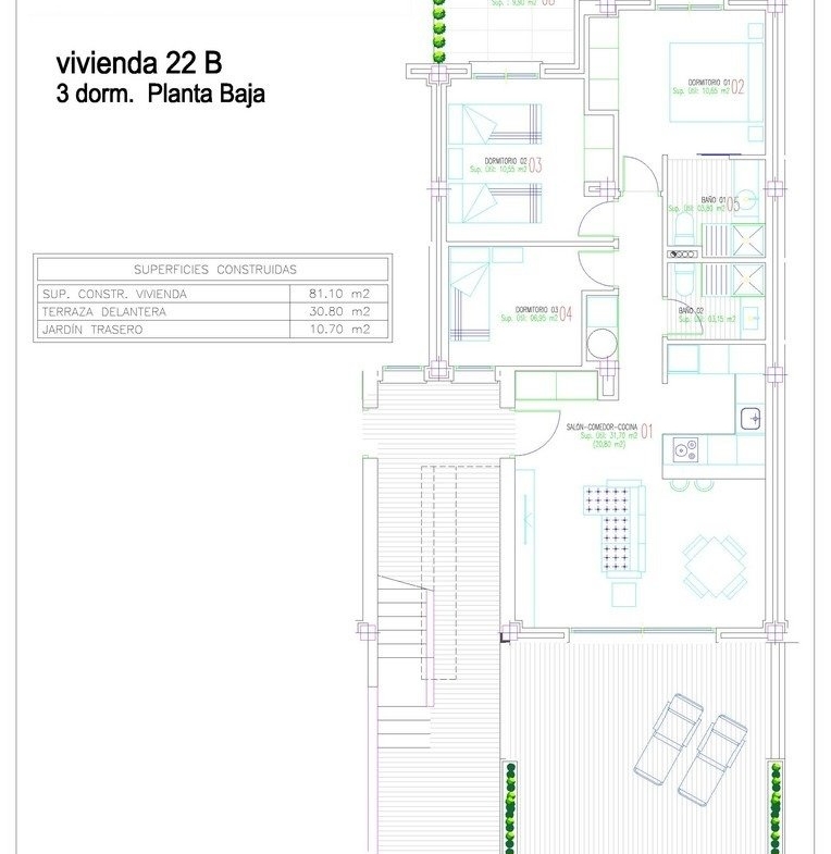 Nieuw wooncomplex op Los Balcones(Torrevieja)