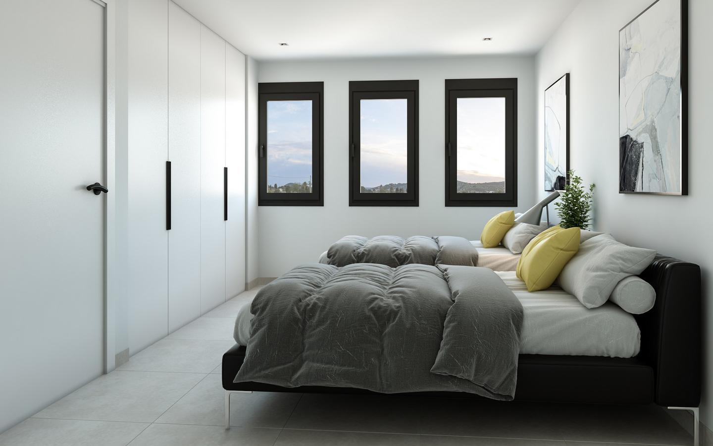 1-6-10 New built detached villas 1800m from the beach in Denia.