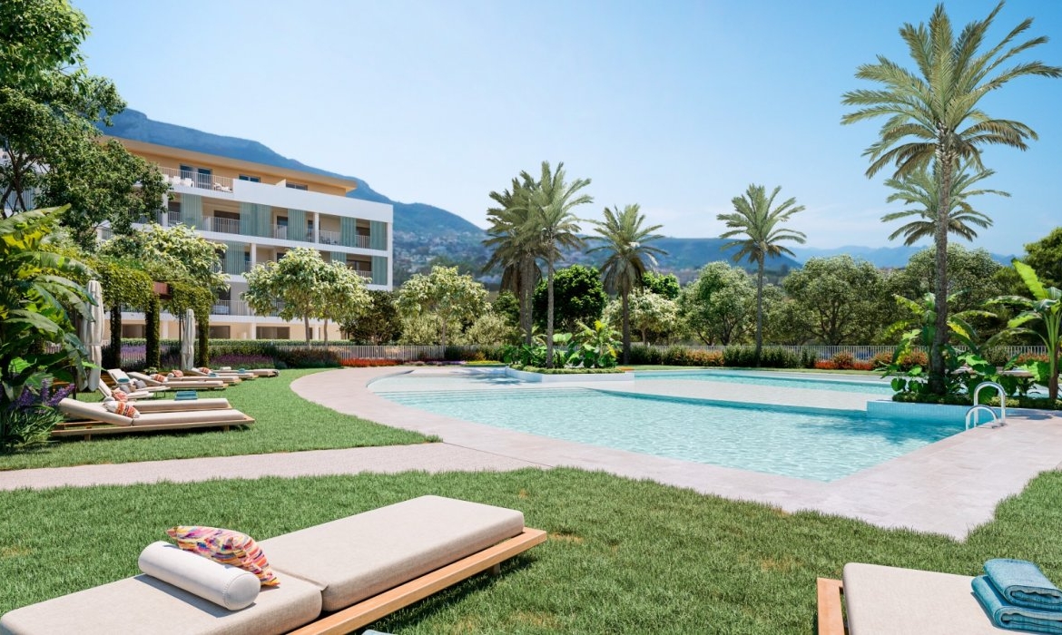 Viviendas de obra nueva con piscina junto al puerto de Denia
