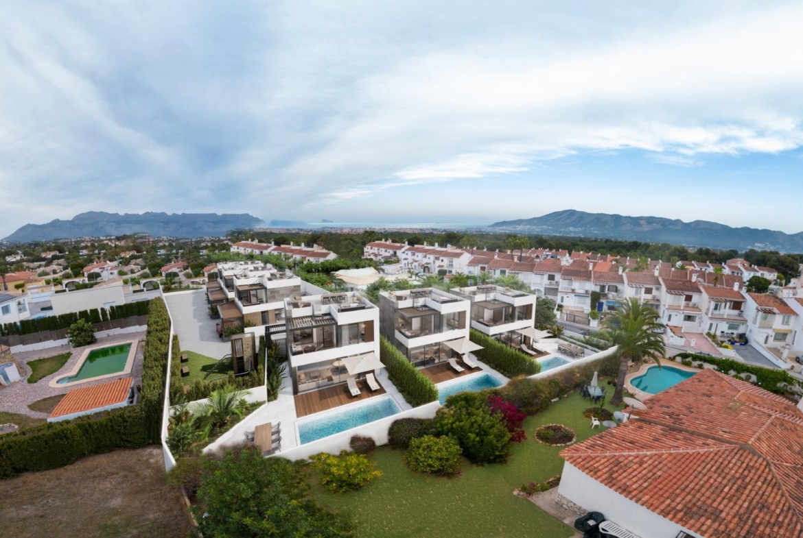 New minimalist design villas with private pool
