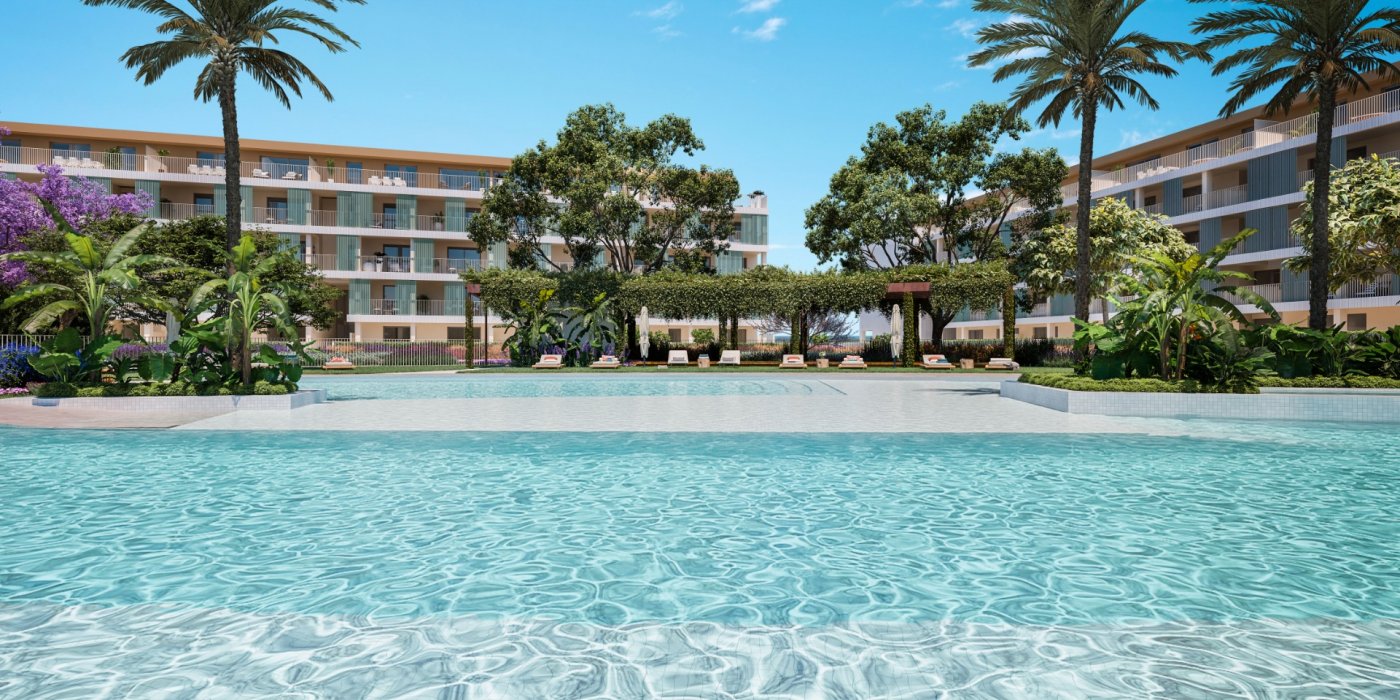 1-7-34 Viviendas de obra nueva con piscina junto al puerto de Denia