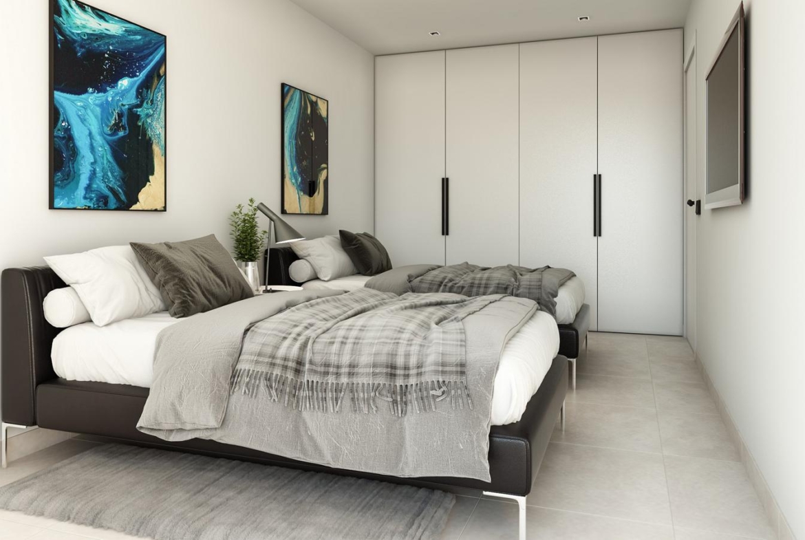 New built detached villas 1800m from the beach in Denia.