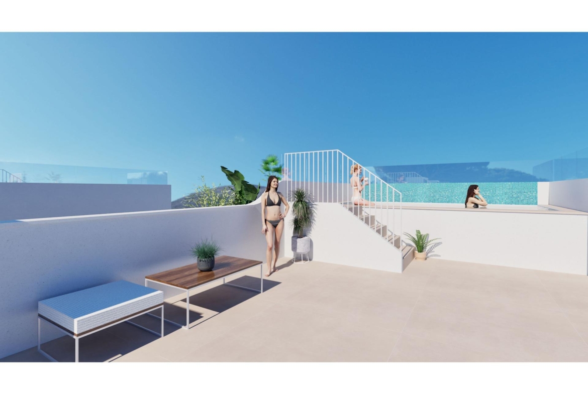 Exclusieve Bungalow in El Mojón, Pilar de la Horadada Op slechts 100 meter van het strand