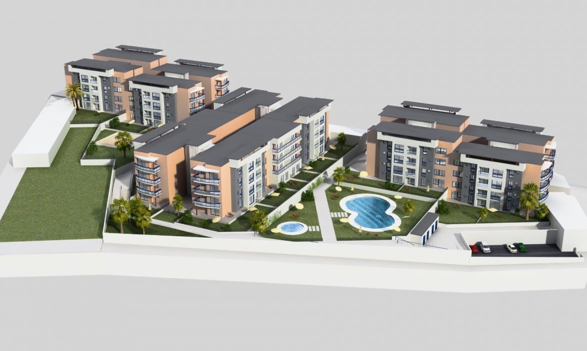 Apartamentos de nueva construcción cerca de Playa Paraiso.