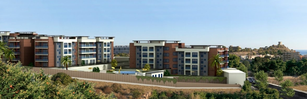 Apartamentos de nueva construcción cerca de Playa Paraiso.