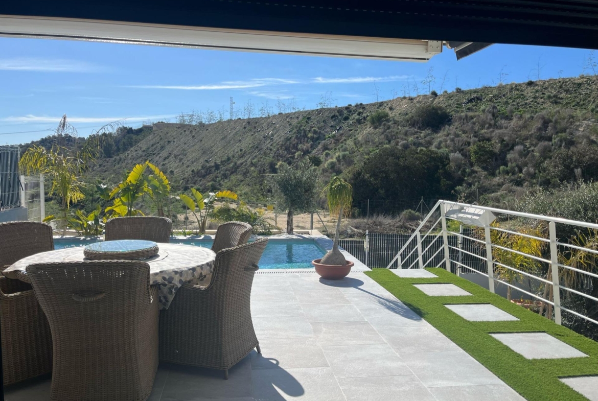 Superb House with Sea View and Private Pool in San Miguel de Salinas