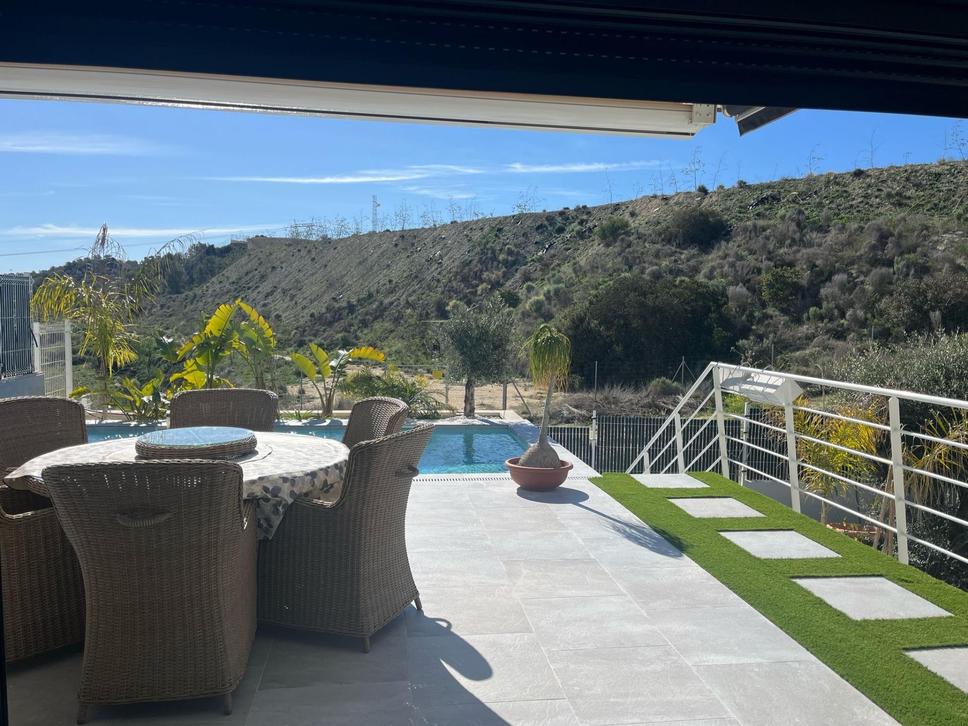 Superb House with Sea View and Private Pool in San Miguel de Salinas