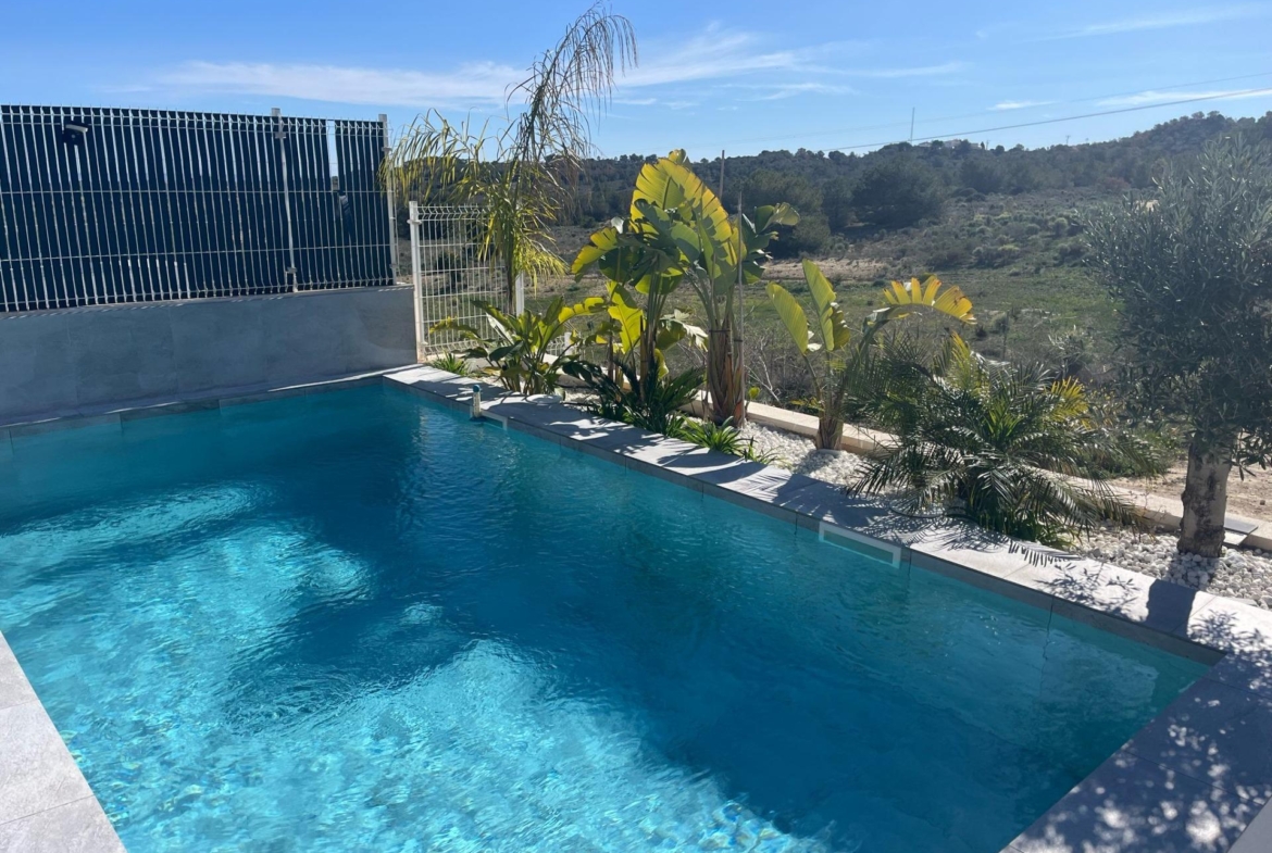 Superb House with Sea View and Private Pool in San Miguel de Salinas