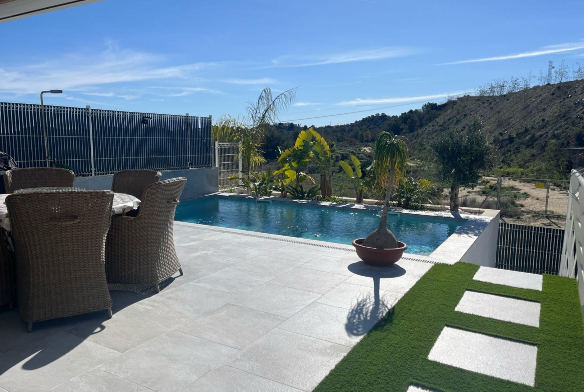 Superb House with Sea View and Private Pool in San Miguel de Salinas