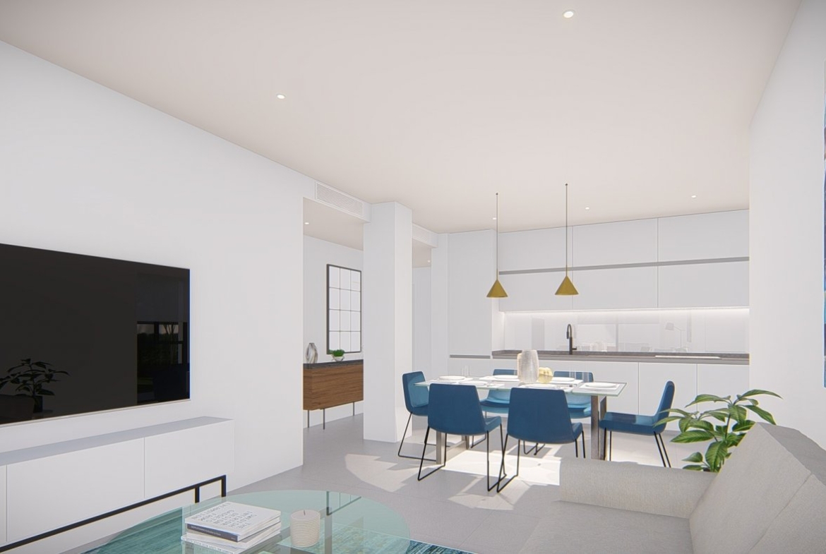 Apartamentos de nueva construcción cerca de Playa Paraiso.