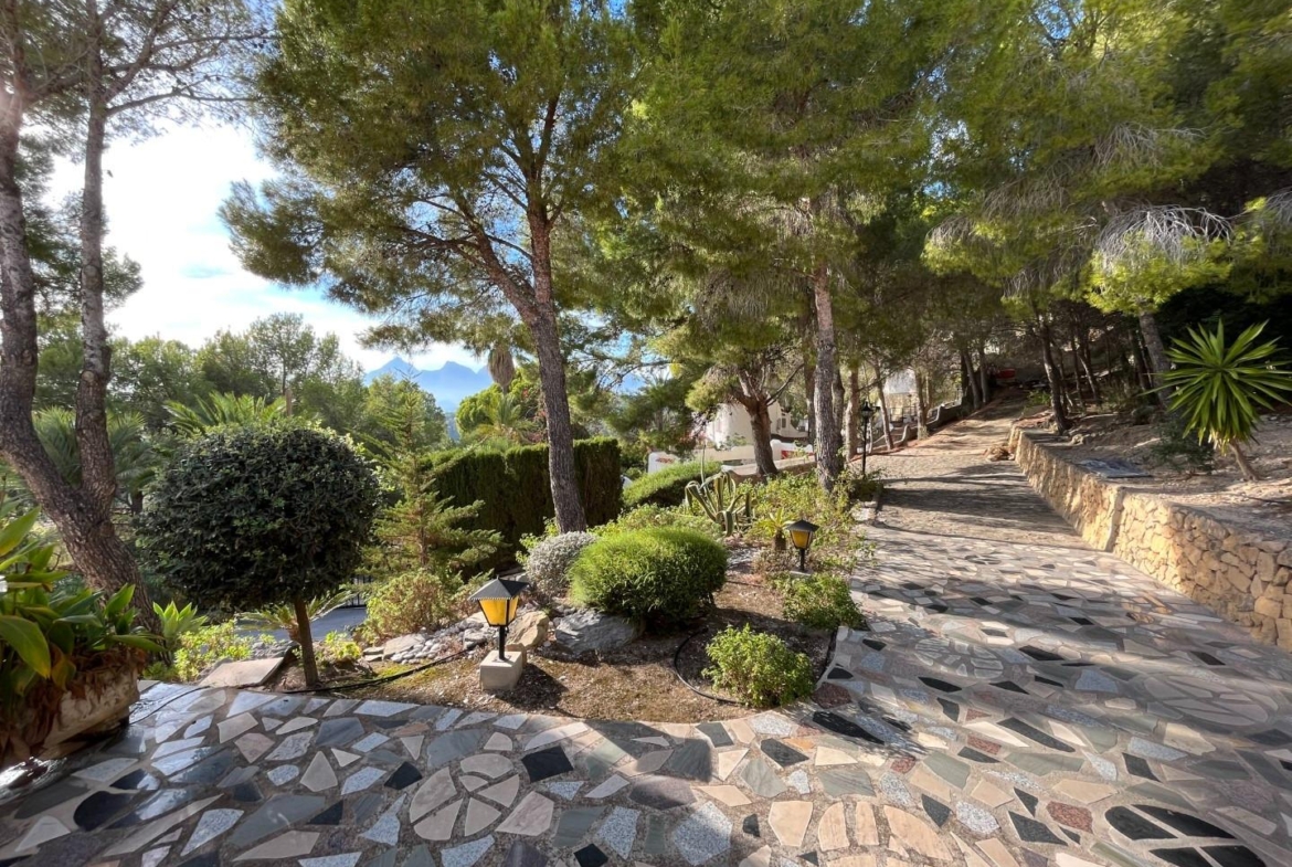 Luxe villa in mediterrane stijl in de Sierra de Altea