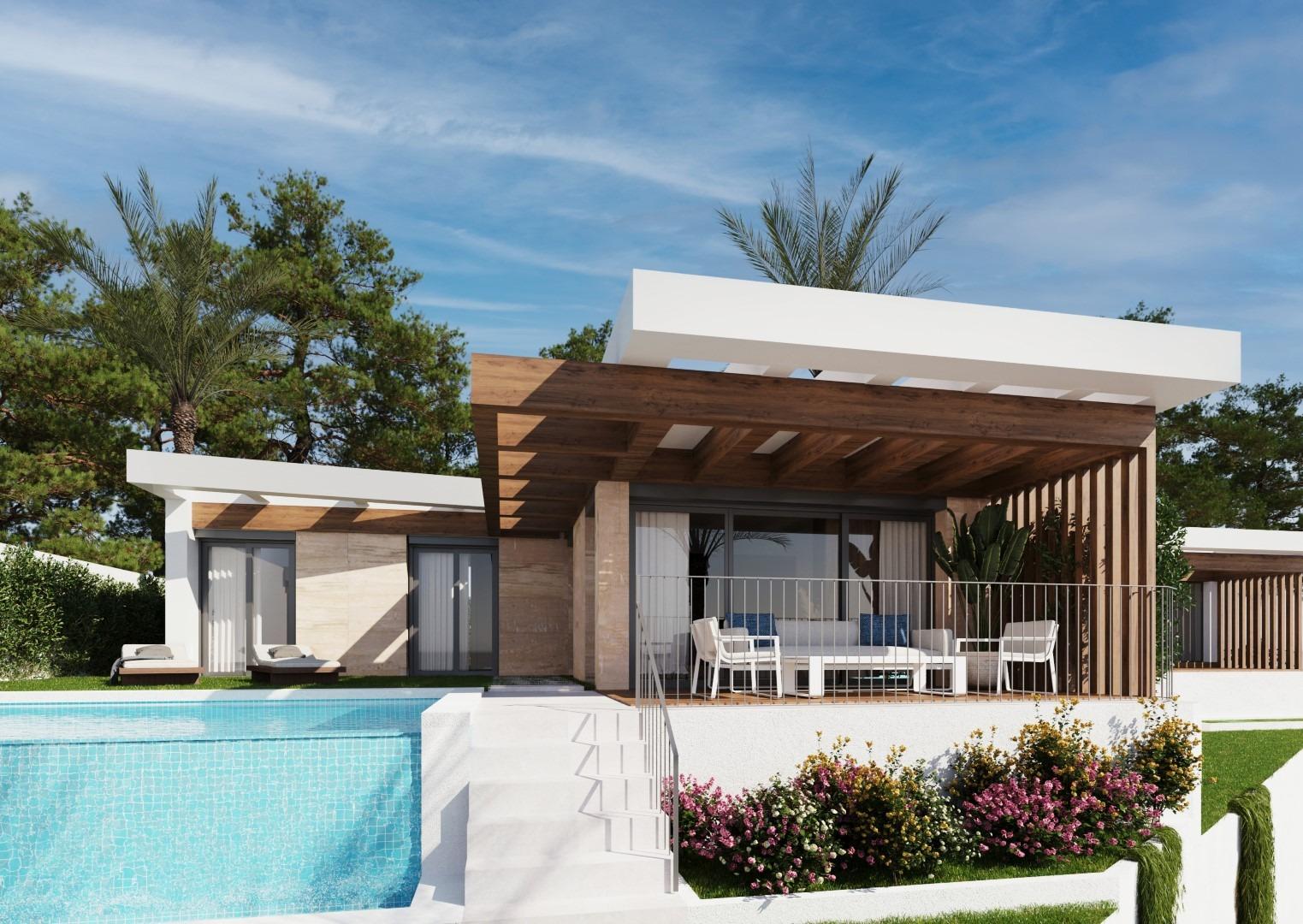 New development of single-family homes in Polop