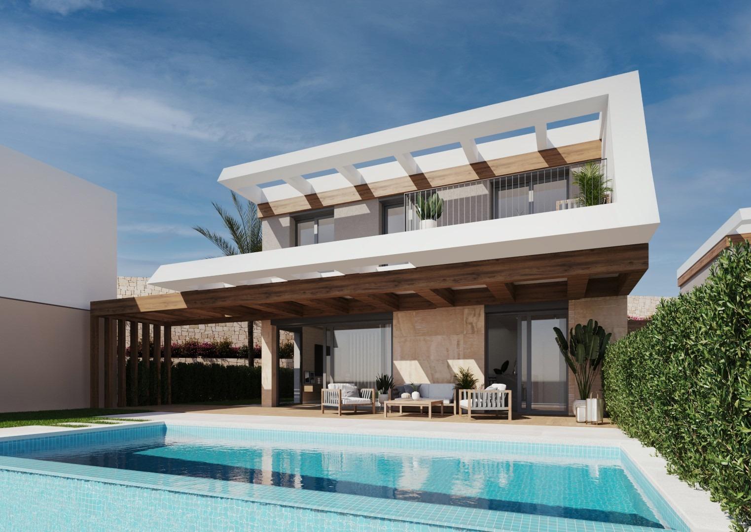 New development of single-family homes in Polop