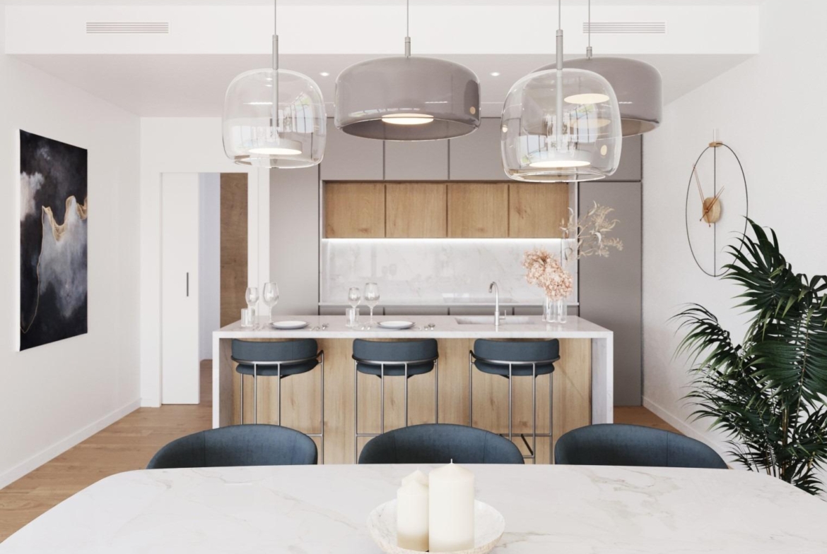 New development of single-family homes in Polop