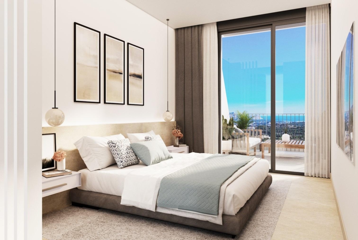 New development of single-family homes in Polop