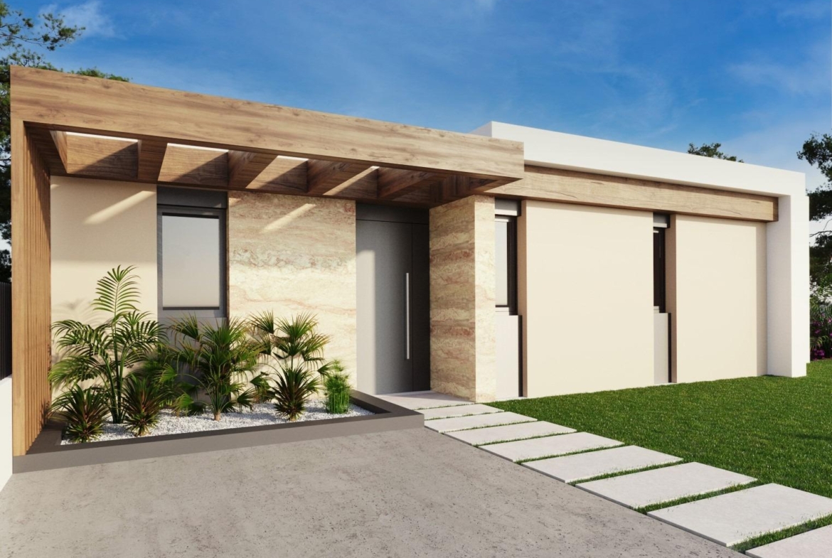 New development of single-family homes in Polop