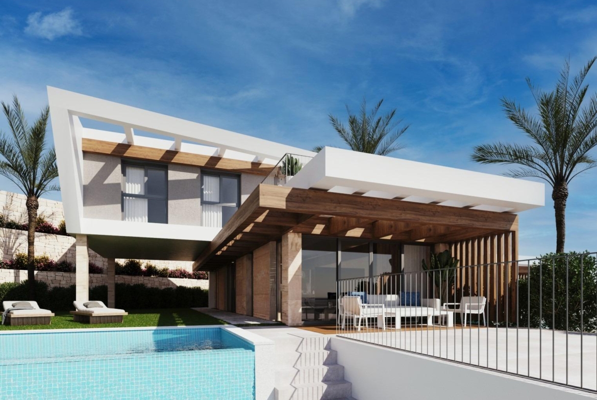 New development of single-family homes in Polop