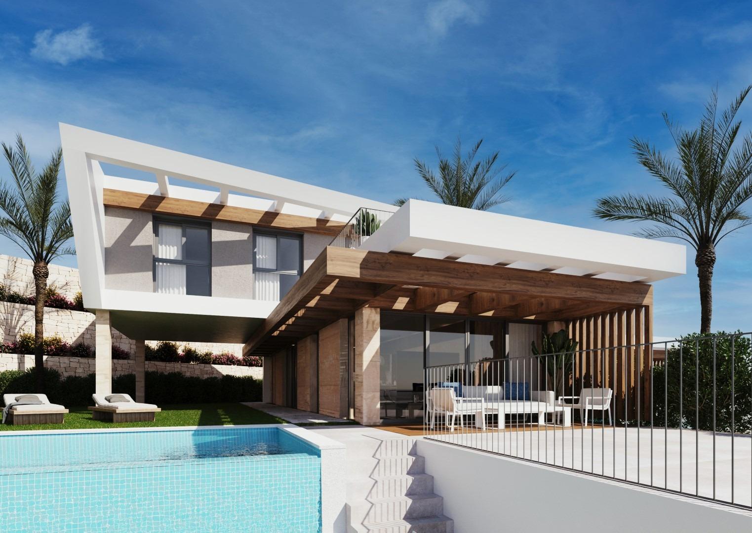 New development of single-family homes in Polop