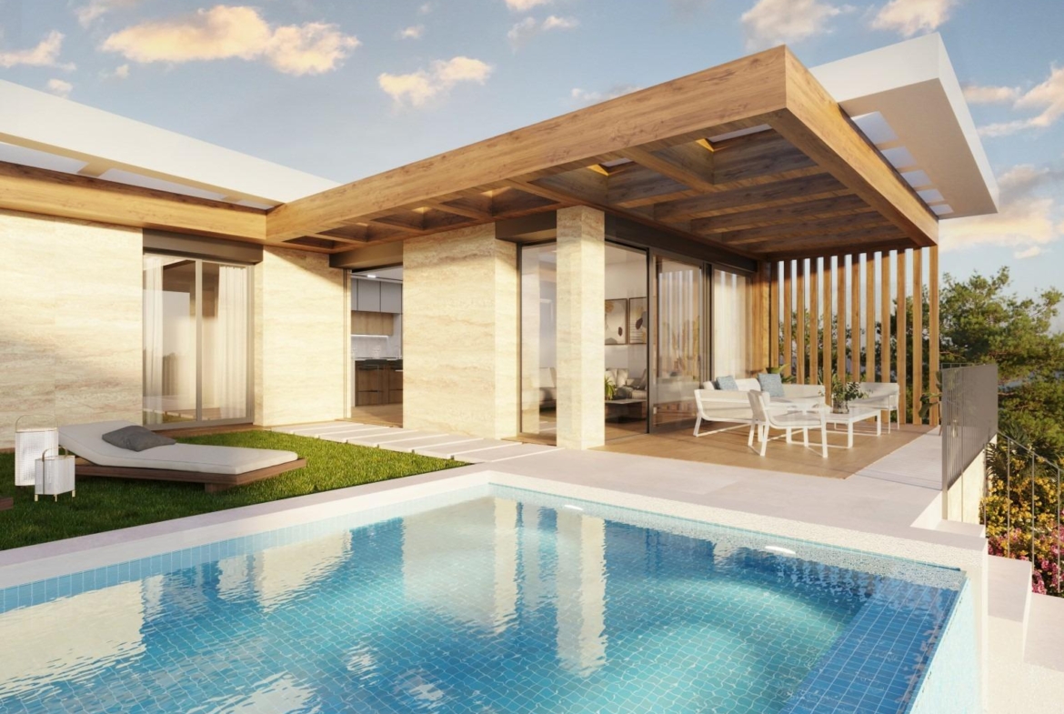 New development of single-family homes in Polop