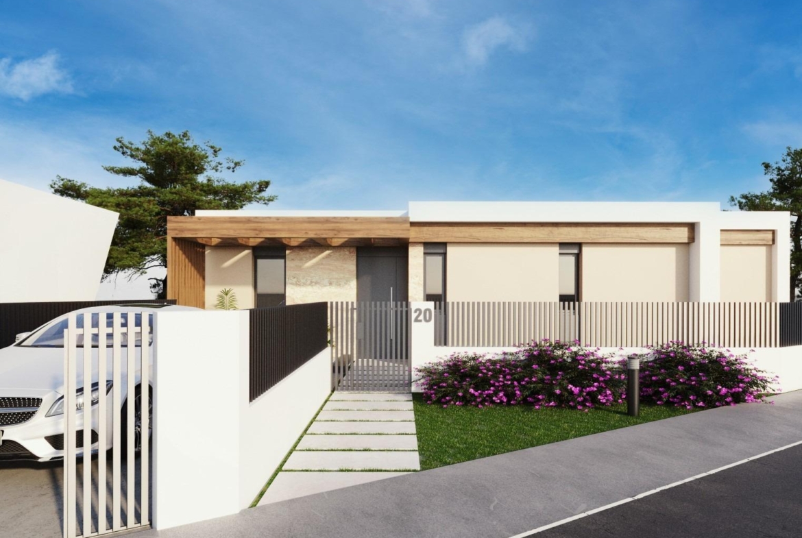 New development of single-family homes in Polop