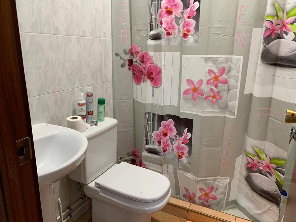 local comercial utilizado como vivienda con escaparate amplio y baño