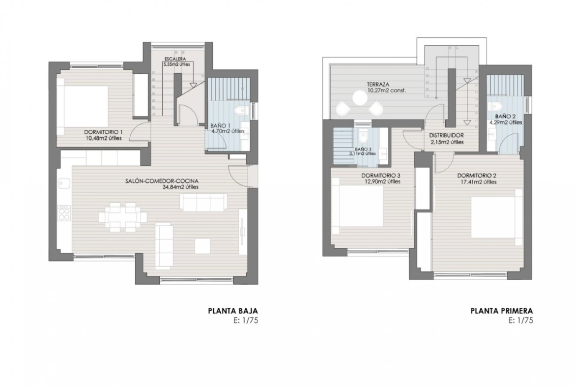 Villas de obra nueva con piscina privada