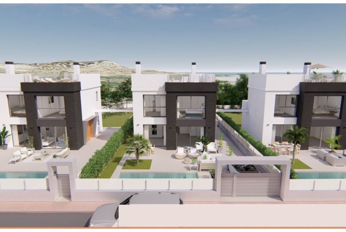 Villas de obra nueva con piscina privada