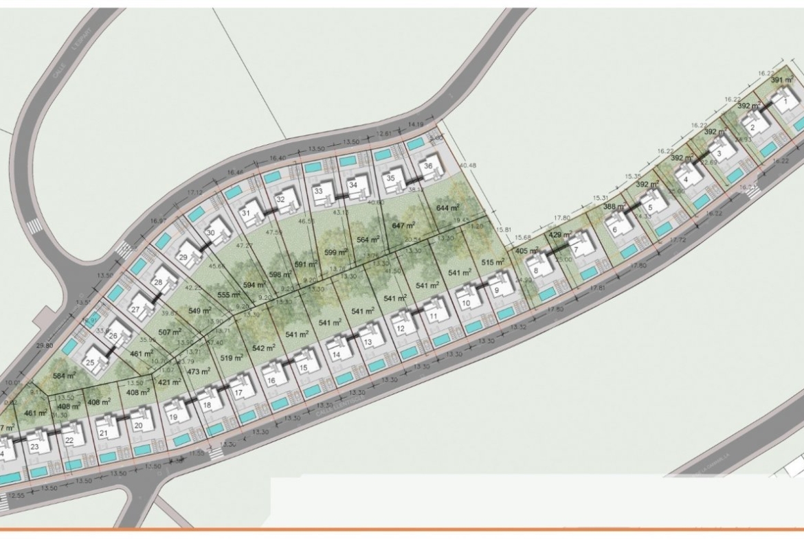 Villas de obra nueva con piscina privada