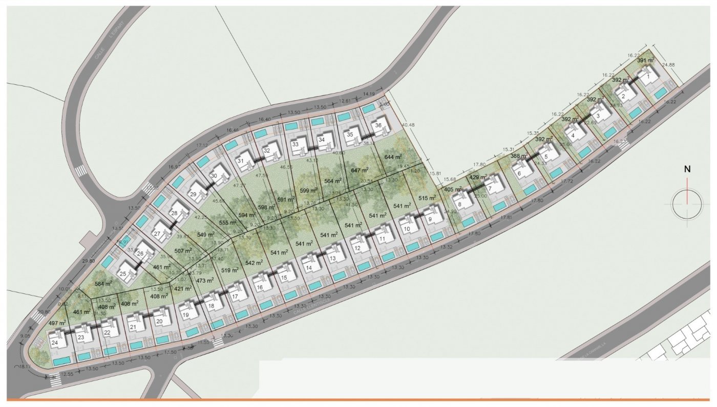 Villas de obra nueva con piscina privada