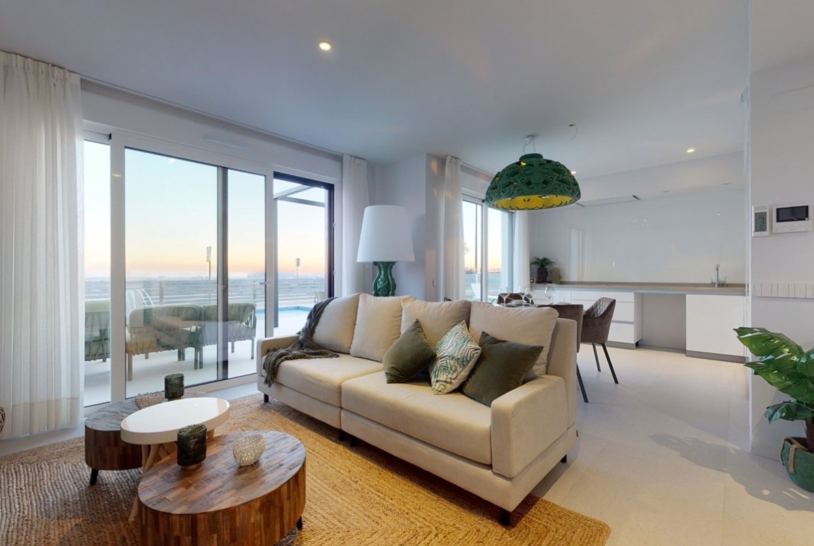 Villas de obra nueva con piscina privada