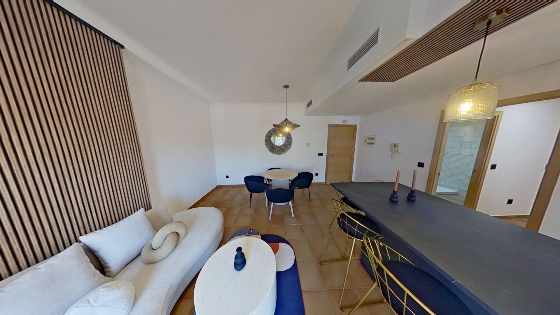 14-3-2 Mooi appartement met groot terras, 2 slaapkamers, 2 badkamers op 500m van Archena spa en uitzicht op de bergen