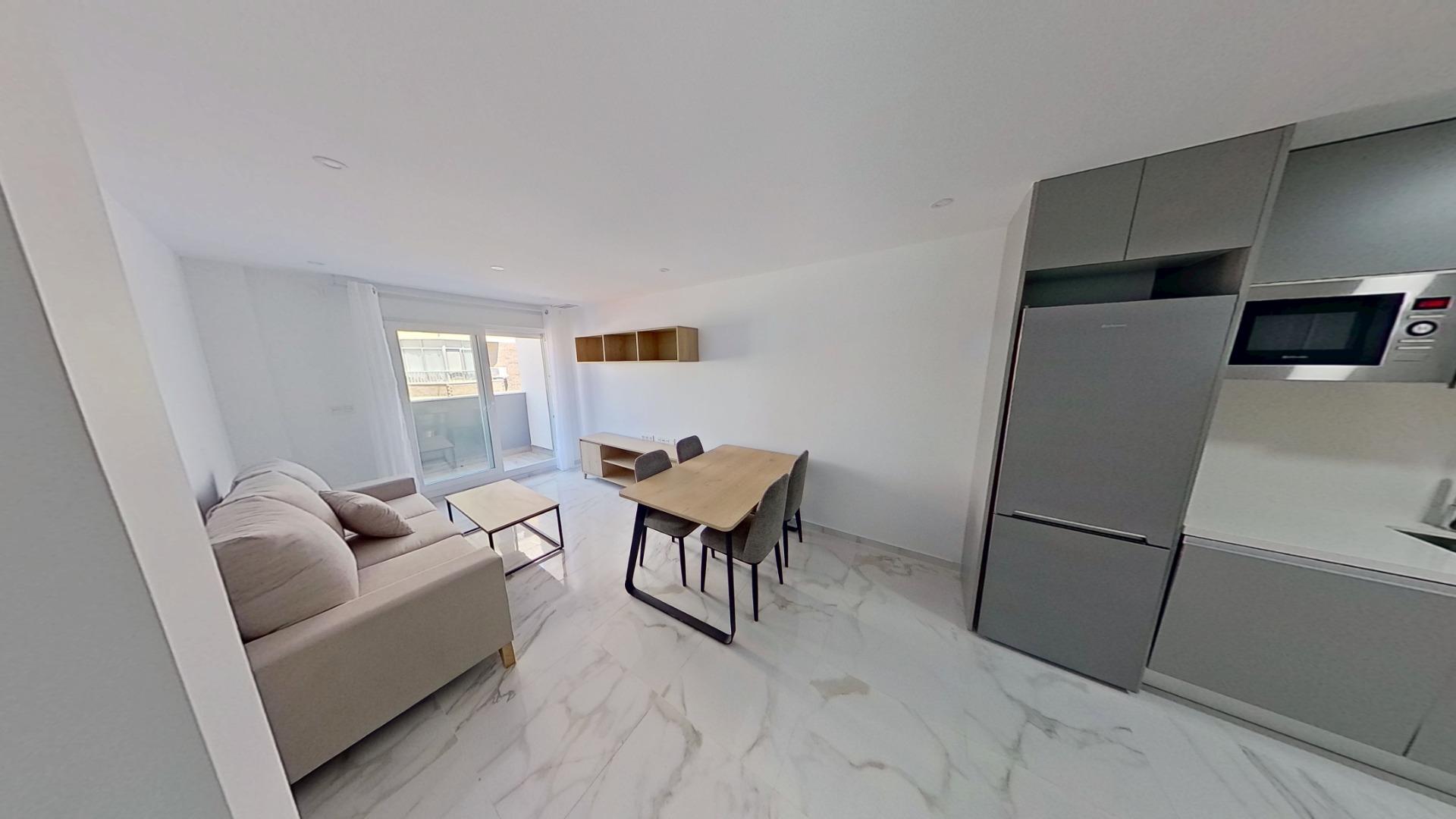 14-4-6 Exclusive Apartment in the Heart of Torrevieja 🌊🏖️ 2 Bedrooms 1 Bathroom BBQ Solarium with Sea Views