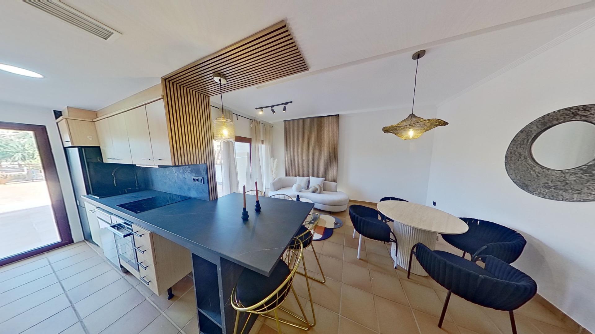 14-5-2 Mooi appartement met groot terras, 2 slaapkamers, 2 badkamers op 500m van Archena spa en uitzicht op de bergen