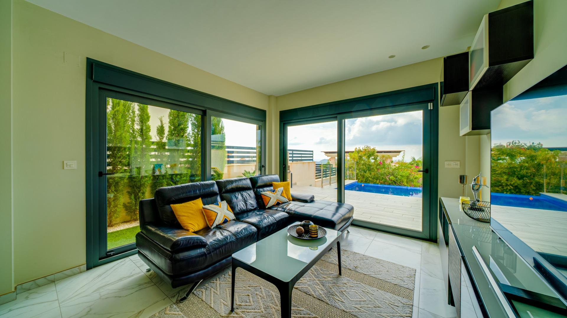 16-36-2 Modern Villa with sea views from all rooms in Balcón de Finestrat